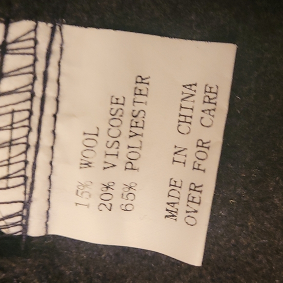 American Stitch Black Wool Blend Pants - Picture 10 of 11